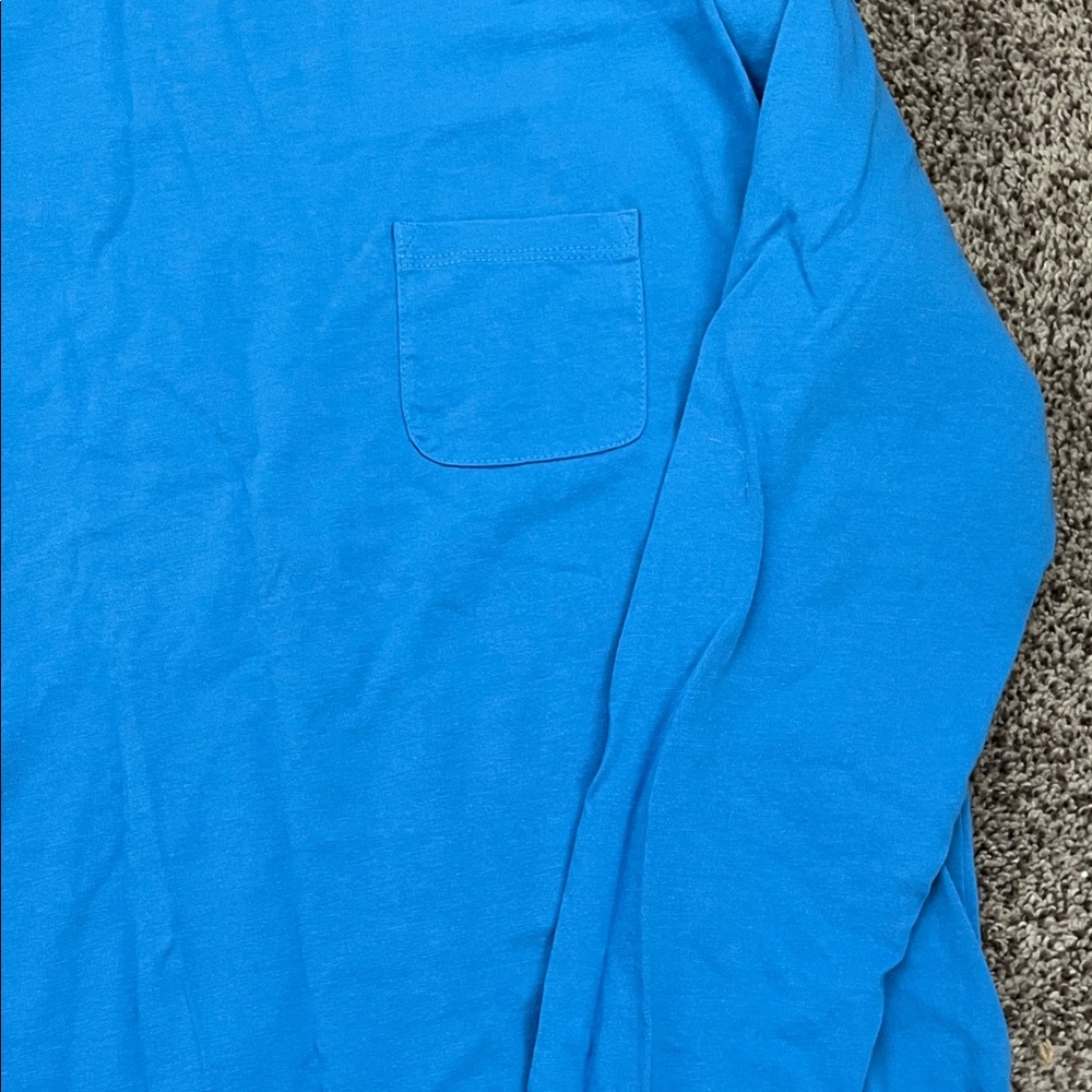 Primary Bright Blue Long Sleeve Tee - Picture 3 of 4